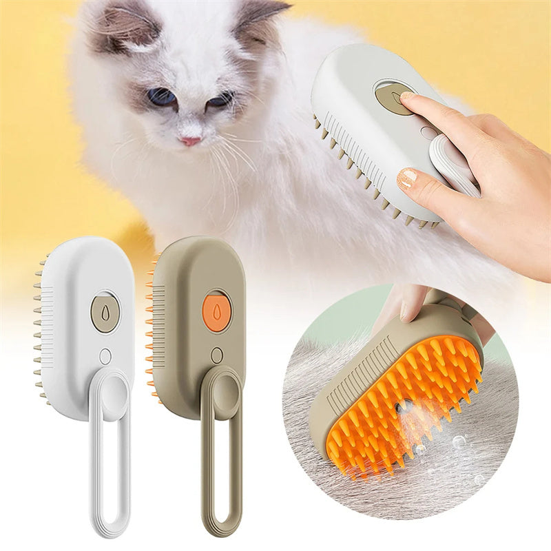 3 IN 1 STEAM BRUSH FOR CATS/DOGS