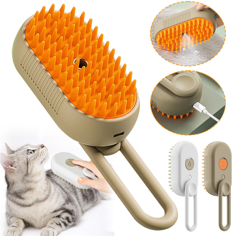 3 IN 1 STEAM BRUSH FOR CATS/DOGS